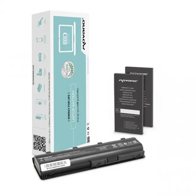 Bateria Movano do notebooka Compaq Presario CQ42, CQ62, CQ72, 240, 250, 255, HSTNN-Q60C, MU06 (10.8V-11.1V) (4400 mAh)