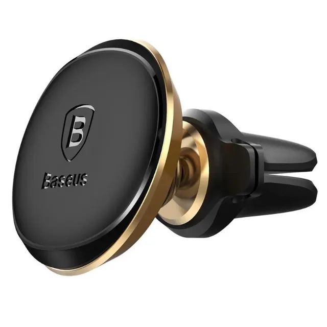 Uchwyt magnetyczny samochodowy na telefon do kratki Baseus C40141201G13-00 złoty