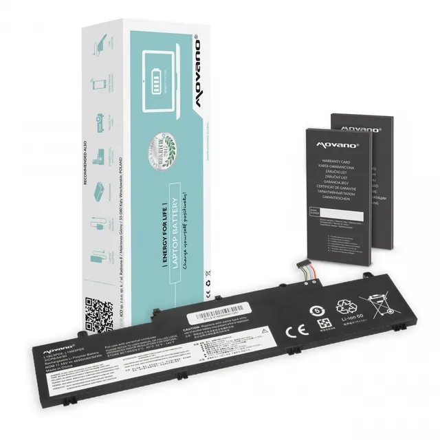 Bateria Movano do notebooka Lenovo ThinkPad E14, E15, Gen2, Gen3, Gen4, L19M3PD5, L19C3PD5, L19D3PD5 (11.55V) (4650 mAh)