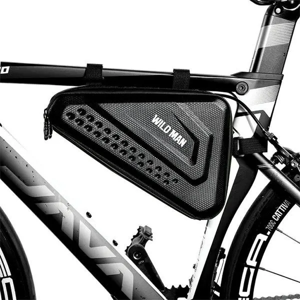Etui sakwa na ramę ES19 1L uchwyt rower czarny