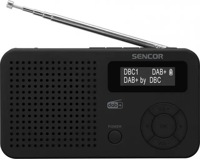 Radio cyfrowe DAB+,FM RDS, SRD 7210B Bluetooth 5.0 LCD Akumulator
