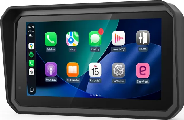 Wyświetlacz na motor bezprzewodowy CarPlay i Android Auto