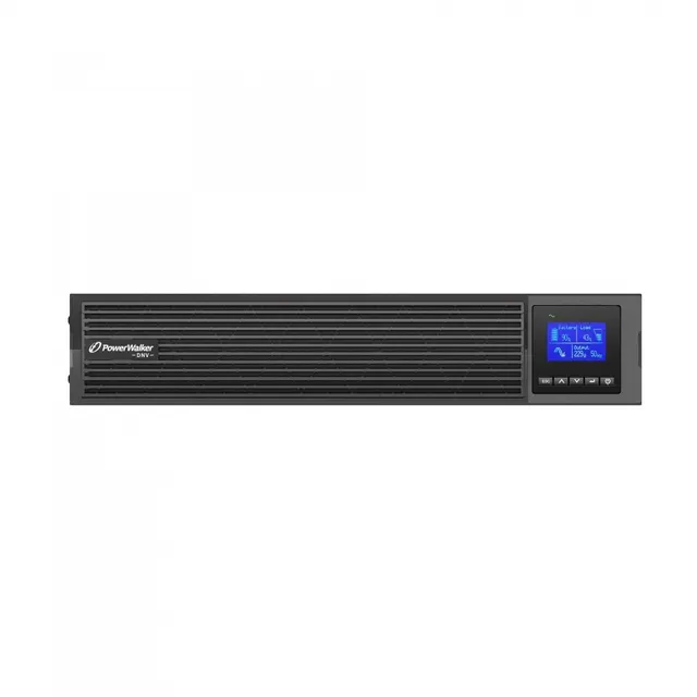 Zasilacz awaryjny UPS On-Line Rack 3000VA 8xIEC C13 1xIEC C19 USB-B LCD 2U