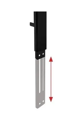 Regulowane ramię montażowe półki SYSTEM X BT8390-SA /B