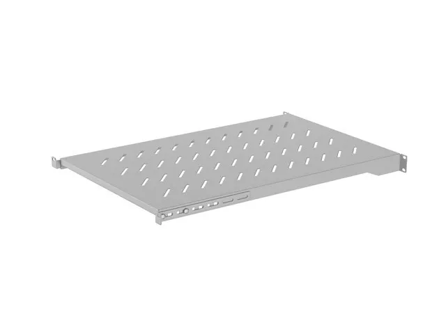 Półka do szaf 19" 1000mm Lanberg (1U / 483 x 700 mm, udźwig do 25 kg, Montaż 4 punktowy) Szara