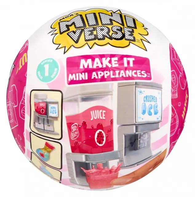 Figurki Miniverse Make It Mini dystrybutor do soków