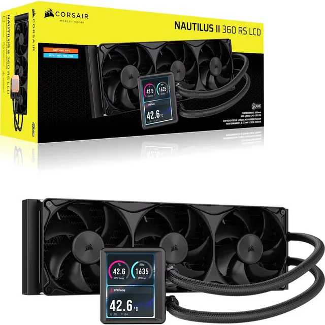 CORSAIR NAUTILUS II 360 RS LCD 360mm Radiator