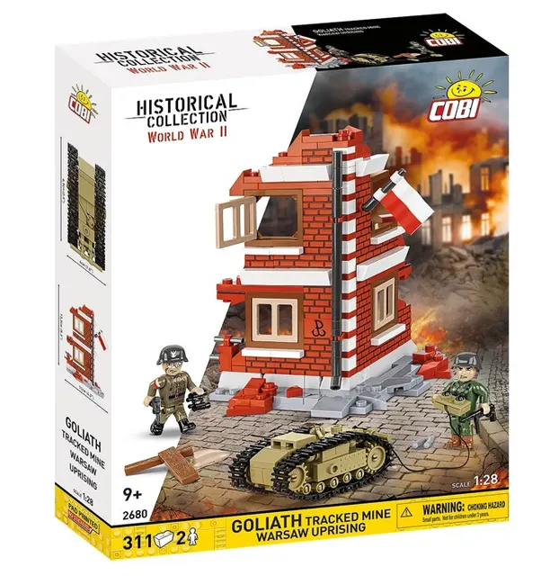 Klocki Goliath Sterowana mina z Powstania Warszawskiego 311 elementów