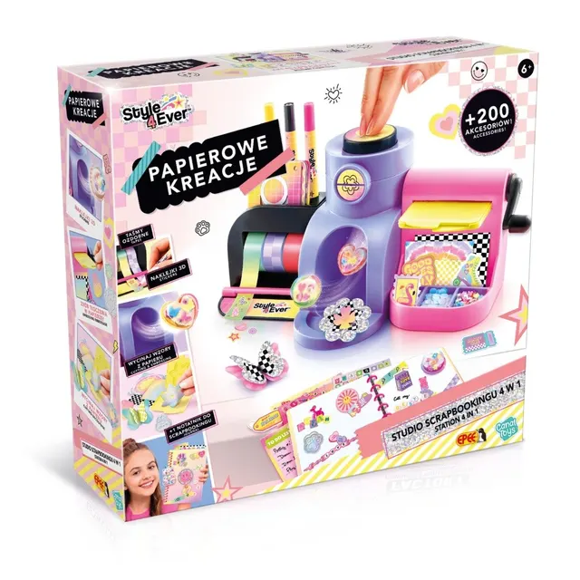 Zestaw Papierowe Kreacje Studio Scrapbooking 4w1