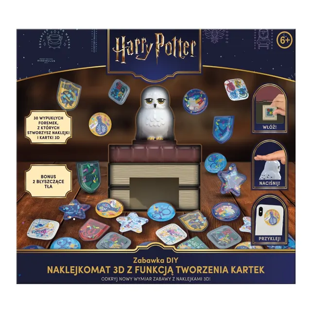Zestaw kreatywny Naklejkomat 3D Harry Potter