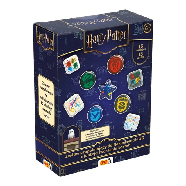 Zestaw kreatywny Naklejkomat 3D Harry Potter zestaw uzupełniający