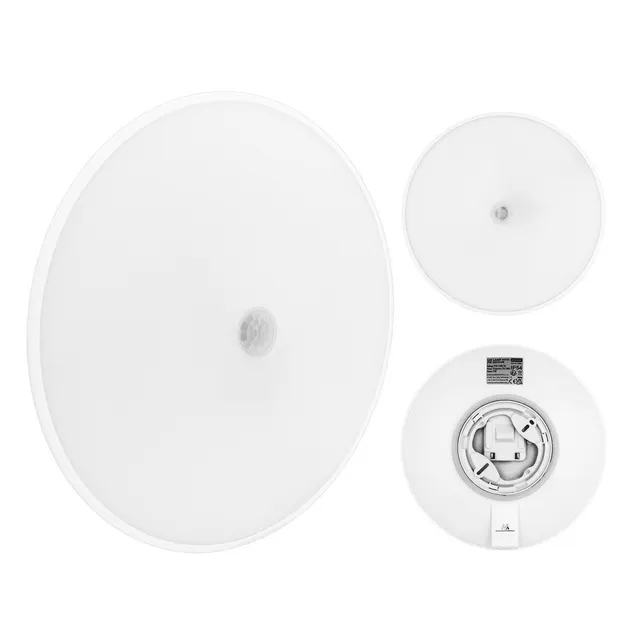 Lampa LED z czujnikiem PIR Maclean MCE537, sufitowy,15W, 1300lm, IP54 , 220-240V~ 50/60Hz