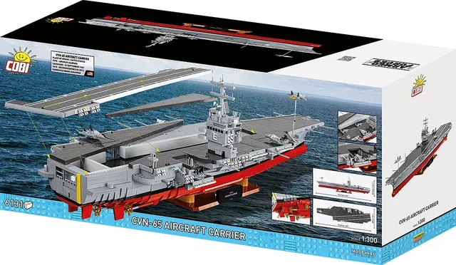 Klocki CVN-65 Aircraft Carrier 6131 klocków