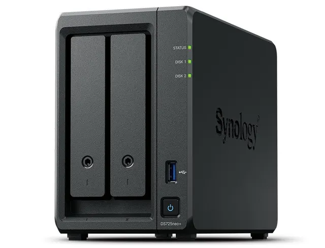 Serwer NAS DS725neo+ 2x0HDD 2,6Ghz 1x4GB DDR4 1x1GbE 2,5GbE