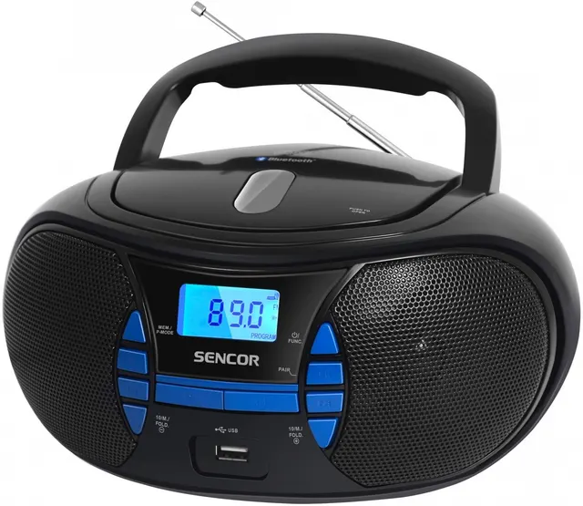 Radio z odtwarzaczem CD SPT 2700 Czarne CD//BT/MP3/USB/Radio FM