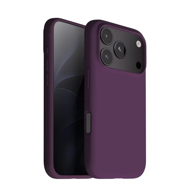 Etui Color Cover MagSafe iPhone 18 Pro śliwkowe
