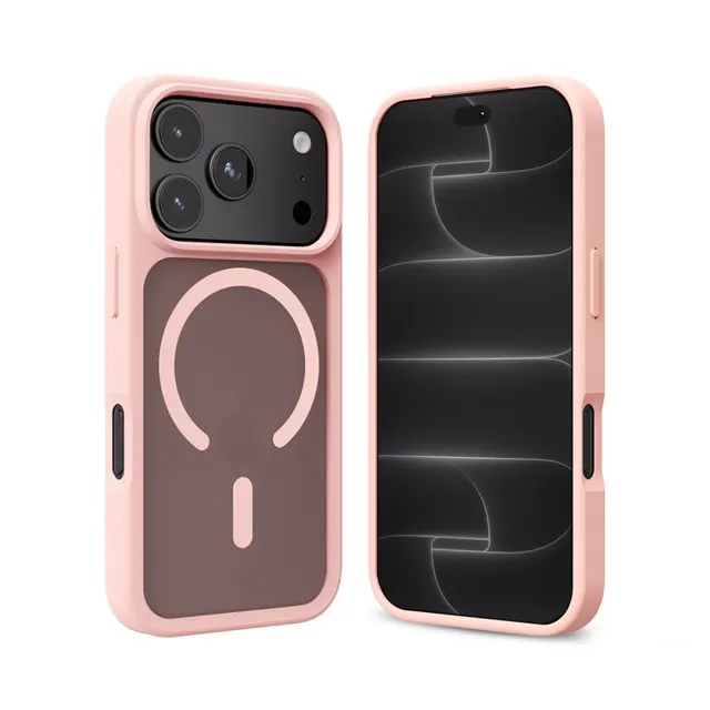 Etui Matte Magnetic MagSafe iPhone 18 Pro Max / 17 Pro Max różowe