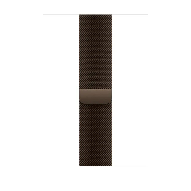 Bransoleta mediolańska w kolorze ciemnego brązu do koperty 46 mm - rozmiar M/L