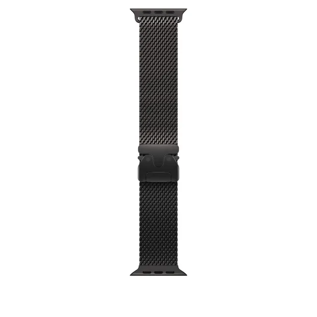 Bransoleta mediolańska z tytanu w kolorze czarnym do koperty 49 mm - rozmiar M (MK0G4ZM/A)