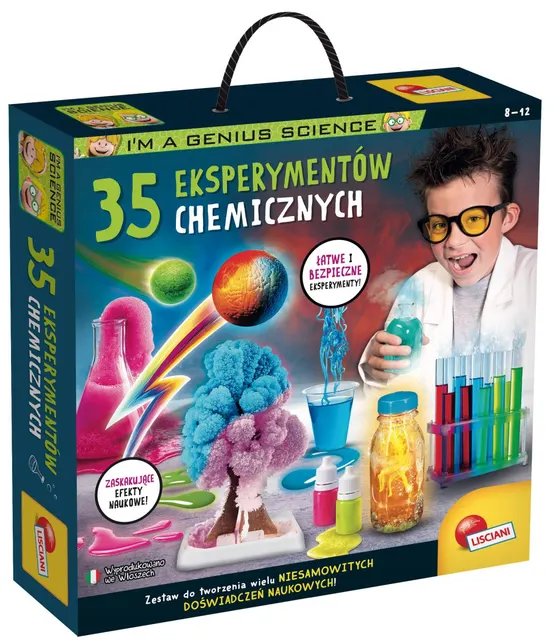 Zestaw naukowy Im A Genius 35 eksperymentów chemicznych