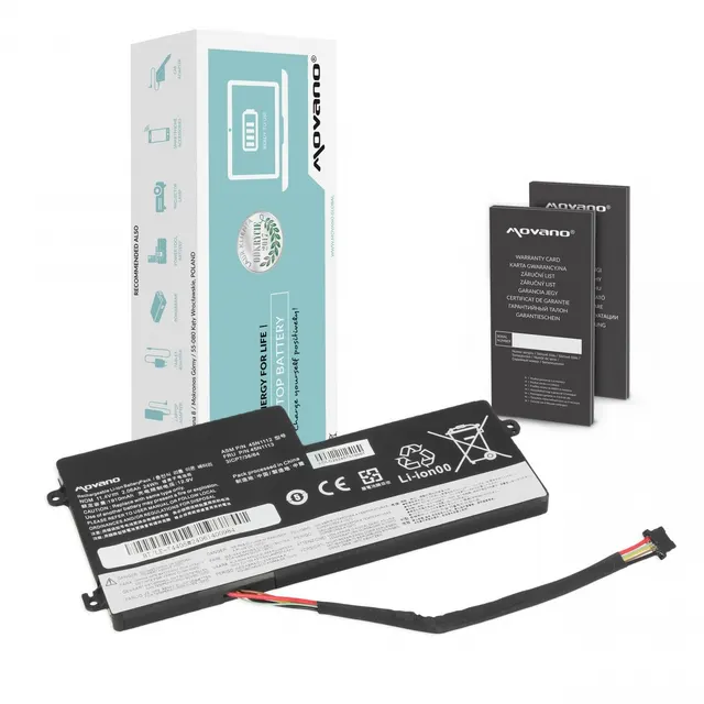 Bateria Movano do notebooka Lenovo ThinkPad T440, T440S, X240, 45N1108 (11.4V) (2060 mAh)