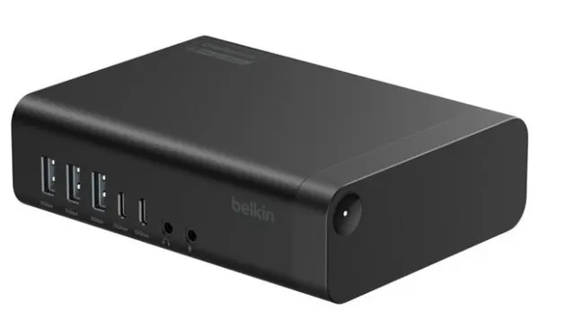 Stacja dokująca USB-C 16w1 GaN 3 wyświetlacze 140W