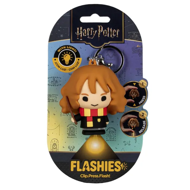 Brelok figurka 3D z latarką LED - Harry Potter, Hermiona