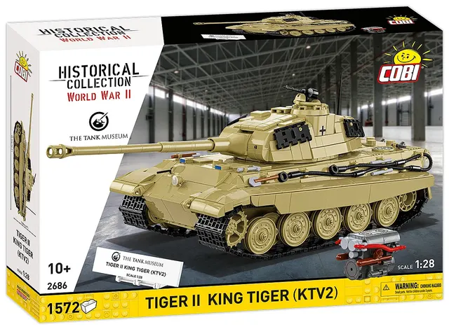 Klocki Tiger II King Tiger KTV2 1572 elementy