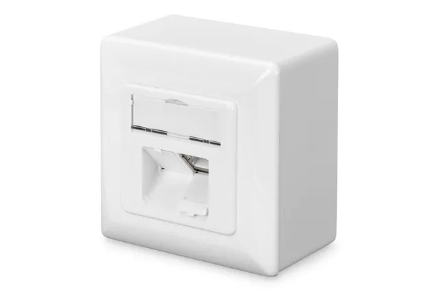 Gniazdo natynkowe kat.6 2xRJ45 ekranowane