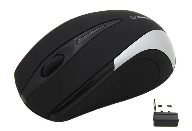 Mysz bezprzewodowa Esperanza ANTARES optyczna 3D 2.4GHz czarno-srebrna