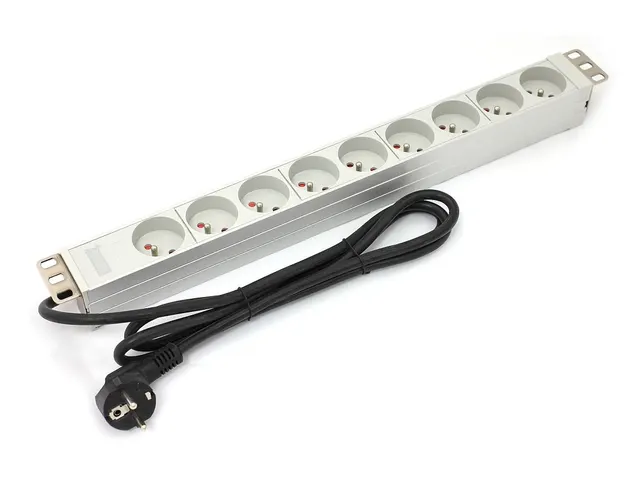 Listwa zasilająca DIGITUS 19", 1U, 9 gniazd, 16A, 1,8m