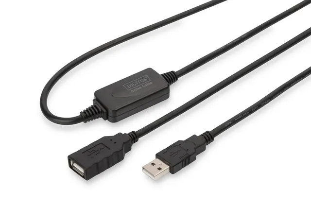 Kabel przedłużający aktywny DIGITUS DA-73100-1 USB 2.0 10m