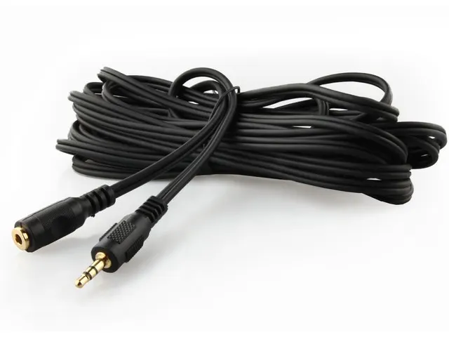 Przedłużacz Minijack M/F 5M Gold Stereo