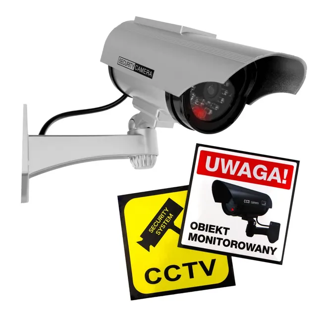 Atrapa kamery Maclean SOL1200 solarna LED