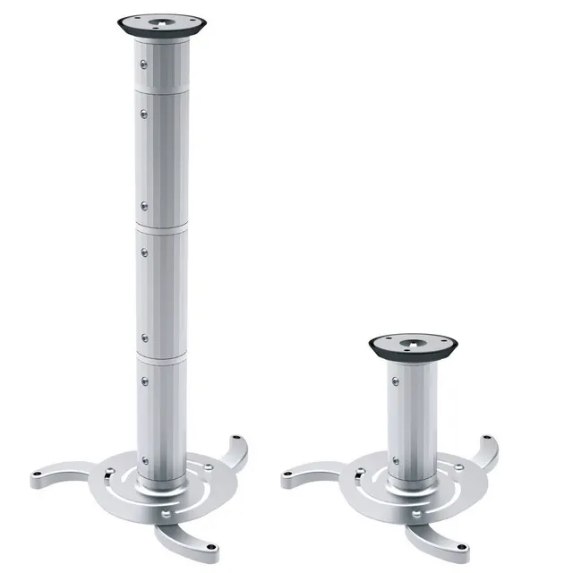 Uchwyt sufitowy Maclean MC-517 S do projektora 80-980mm 10kg srebrny