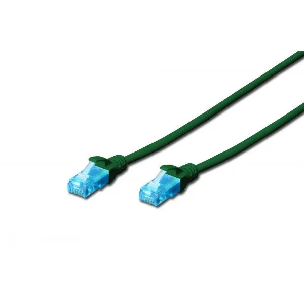 Patchcord DIGITUS UTP kat. 5e 2m PVC zielony