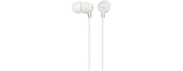 Słuchawki handsfree mikrofon MDR-EX15AP białe
