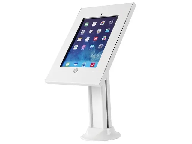 Uchwyt, stojak reklamowy Maclean MC-677 do tabletu biurkowy z blokadą iPad 2/3/4/Air/Air2