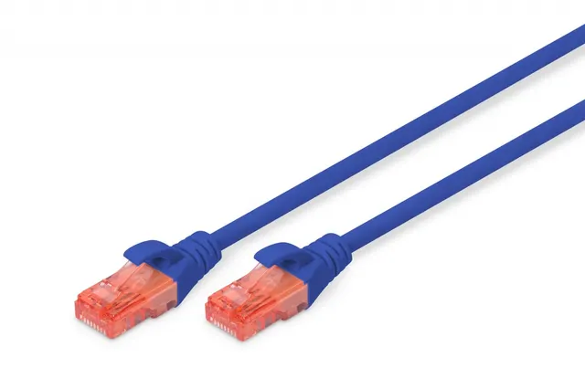 Patchcord DIGITUS UTP kat. 6 1m PVC niebieski