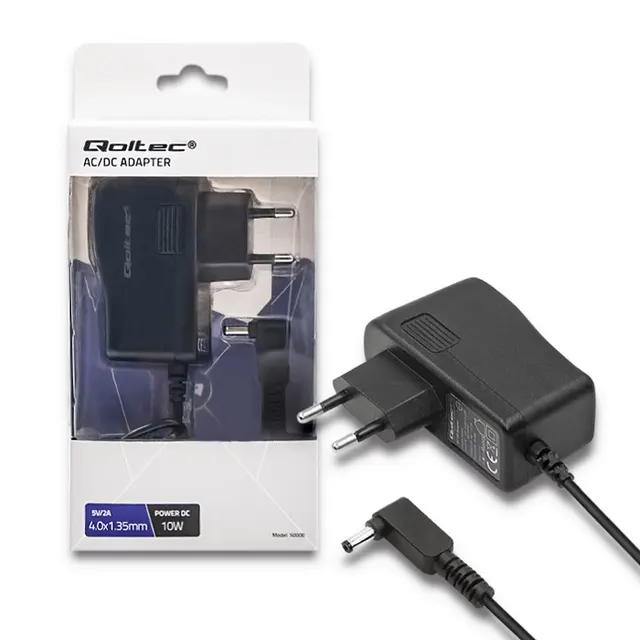 Zasilacz sieciowy Qoltec 10W 5V 2A 4.0*1.35