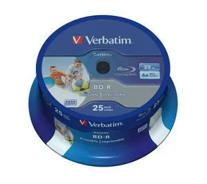 Płyty BD-R SL Datalife 25GB* 6x Wide Inkjet Printable (cake 25)