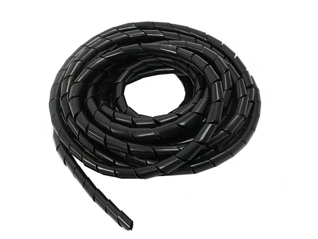 Osłona maskująca na kable Maclean MCTV-685 B (8.7*10mm) 3m czarna spirala