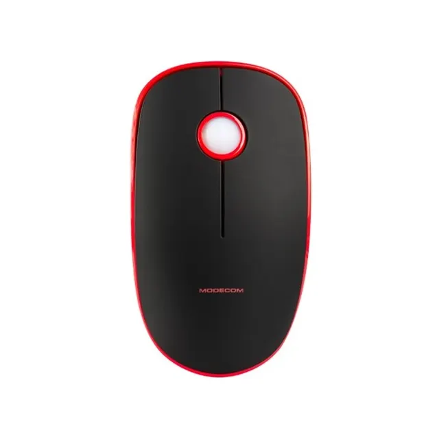 Mysz bezprzewodowa Modecom MC-WRM113 optyczna czerwono-czarna
