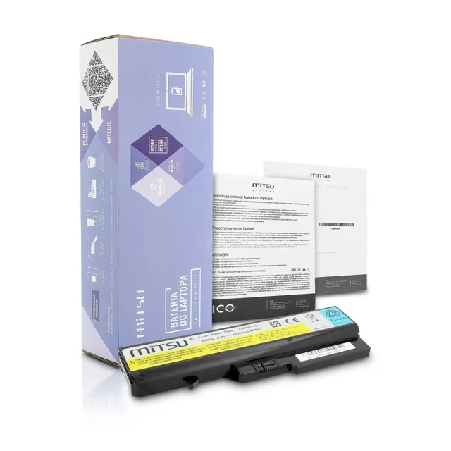 Bateria Mitsu do notebooka Lenovo IdeaPad G460, G560 (10.8V-11.1V) (4400 mAh)