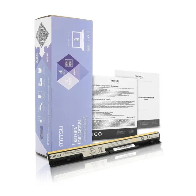 Bateria Mitsu do notebooka Lenovo IdeaPad G500s, G510s, Z710 (14.4V-14.8V) (2200 mAh)