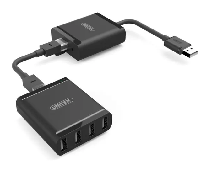 Przedłużacz Unitek Y-2516 USB 2.0 over IP do 100m do 4x USB