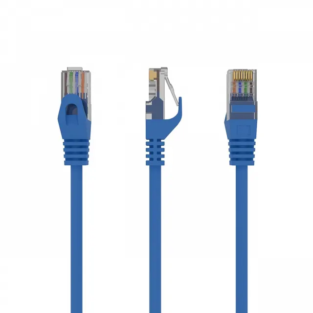 Patch cord Kat.6 UTP 1m niebieski