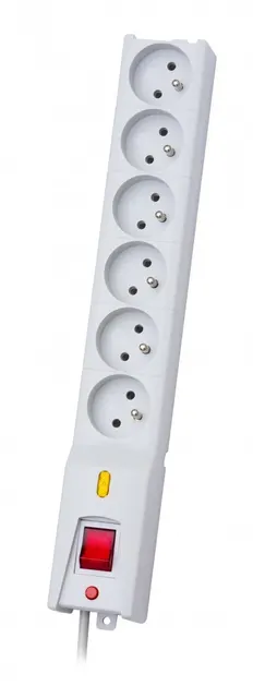 Listwa zasilająca Lestar LX 610 1,5m szara