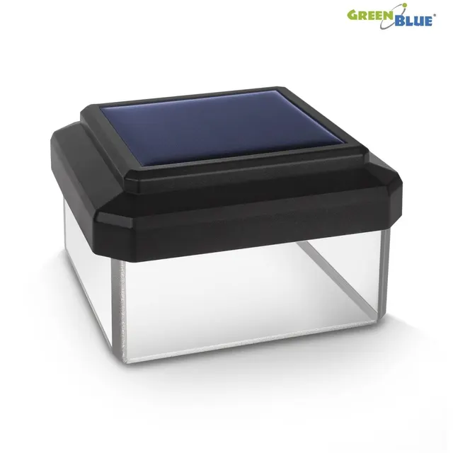 Lampa solarna GreenBlue GB126 na słupek LED 60*60 daszek kopertowy