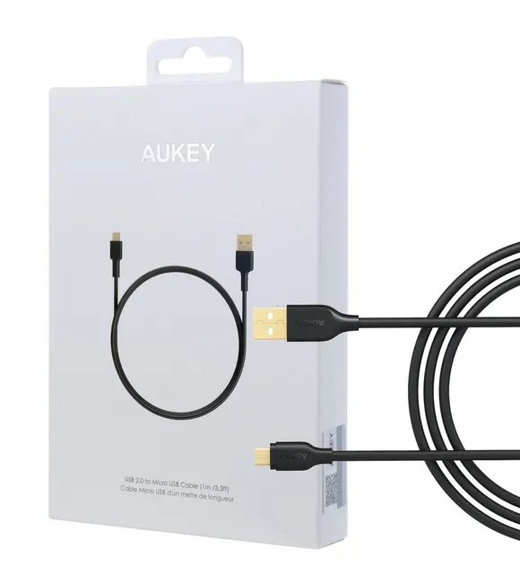 CB-MD1 kabel micro USB - USB-A 1m 480 Mbps Quick Charge czarny